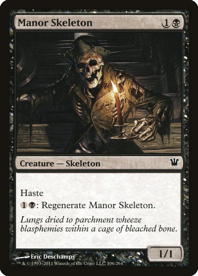 Manor Skeleton [Innistrad] | Boutique FDB TCG