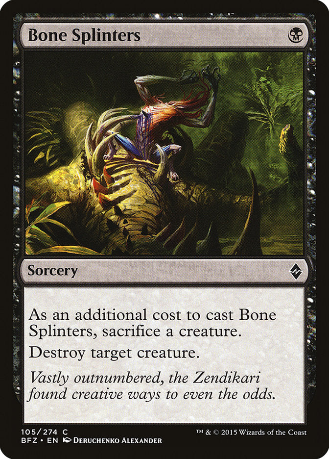 Bone Splinters [Battle for Zendikar] | Boutique FDB TCG