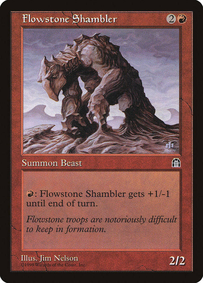 Flowstone Shambler [Stronghold] | Boutique FDB TCG