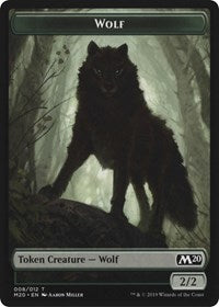 Zombie // Wolf Double-Sided Token [Game Night 2019 Tokens] | Boutique FDB TCG