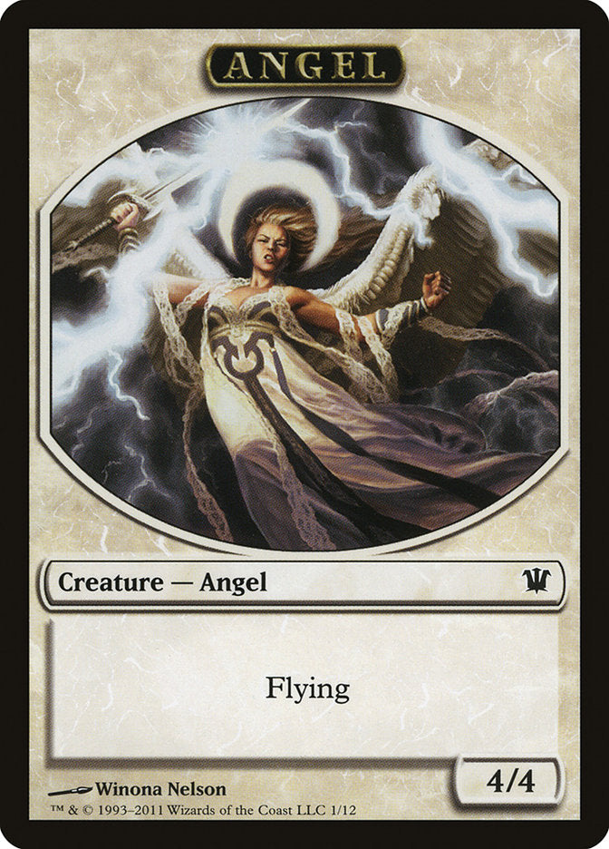 Angel Token [Innistrad Tokens] | Boutique FDB TCG