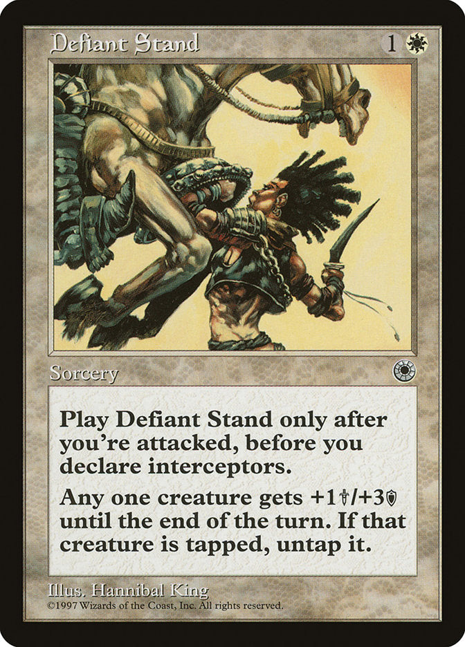 Defiant Stand [Portal] | Boutique FDB TCG