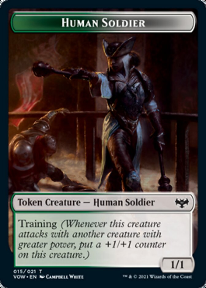 Human Soldier Token [Innistrad: Crimson Vow Tokens] | Boutique FDB TCG