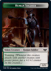 Insect // Human Soldier Double-Sided Token [Innistrad: Crimson Vow Tokens] | Boutique FDB TCG