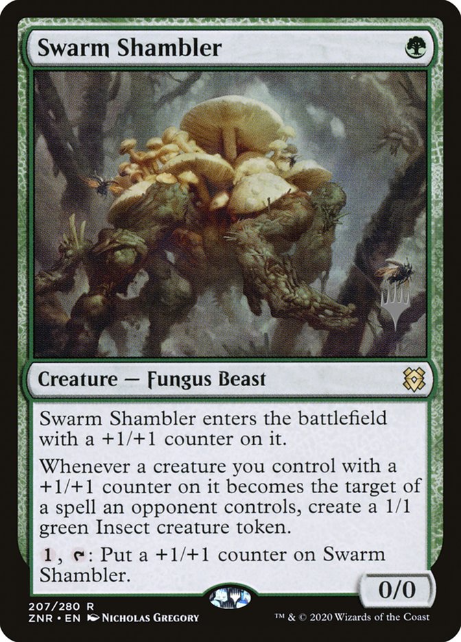 Swarm Shambler (Promo Pack) [Zendikar Rising Promos] | Boutique FDB TCG