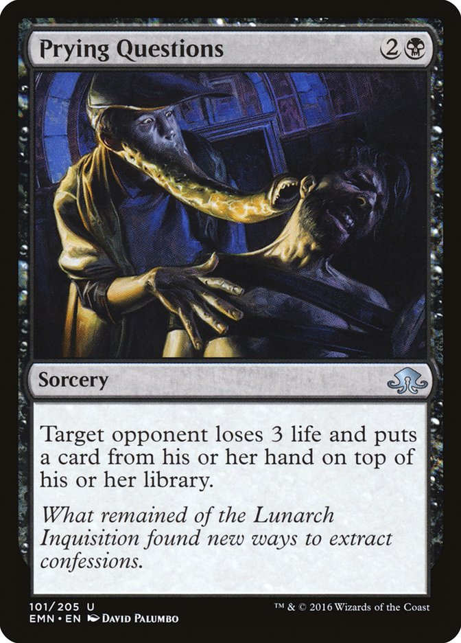 Prying Questions [Eldritch Moon] | Boutique FDB TCG