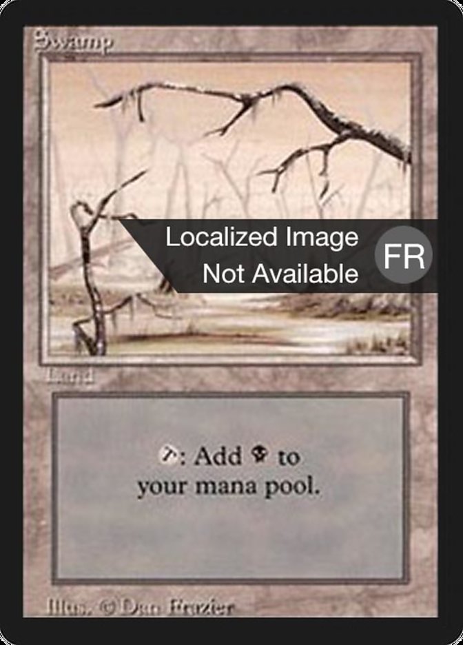 Swamp (B) [Foreign Black Border] | Boutique FDB TCG