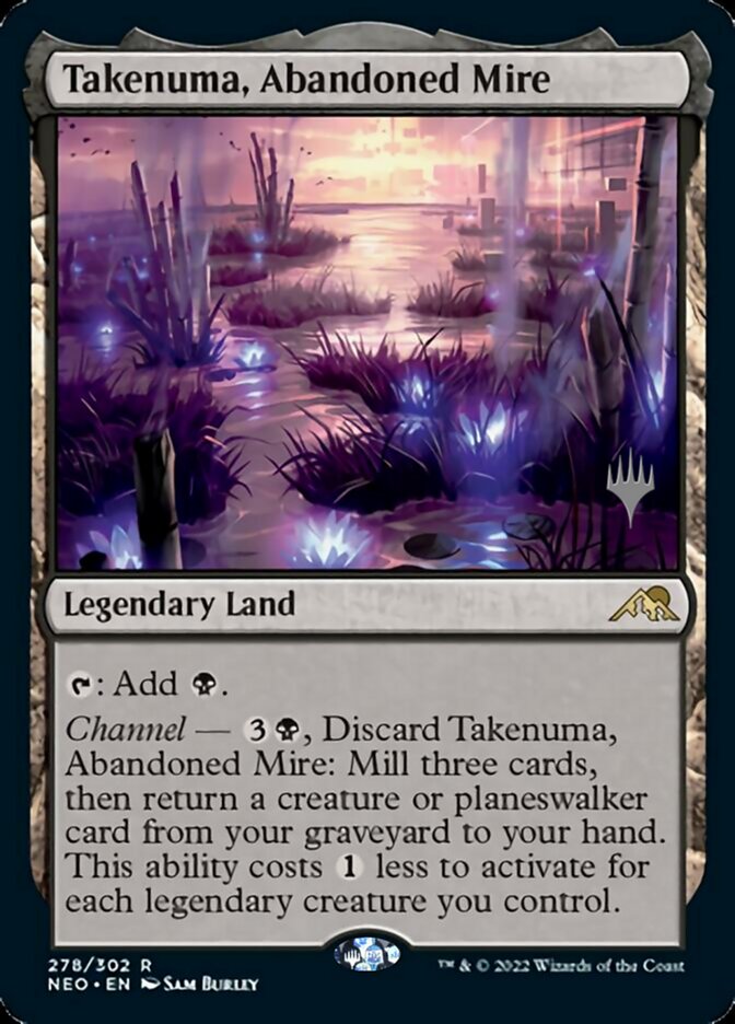 Takenuma, Abandoned Mire (Promo Pack) [Kamigawa: Neon Dynasty Promos] | Boutique FDB TCG