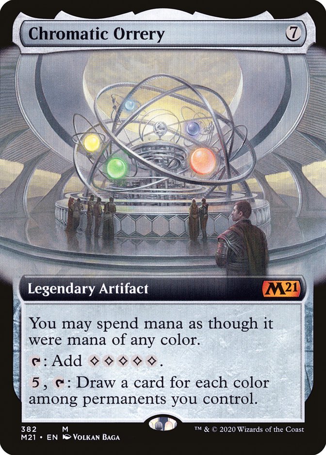 Chromatic Orrery (Extended Art) [Core Set 2021] | Boutique FDB TCG