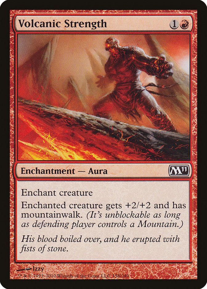 Volcanic Strength [Magic 2011] | Boutique FDB TCG