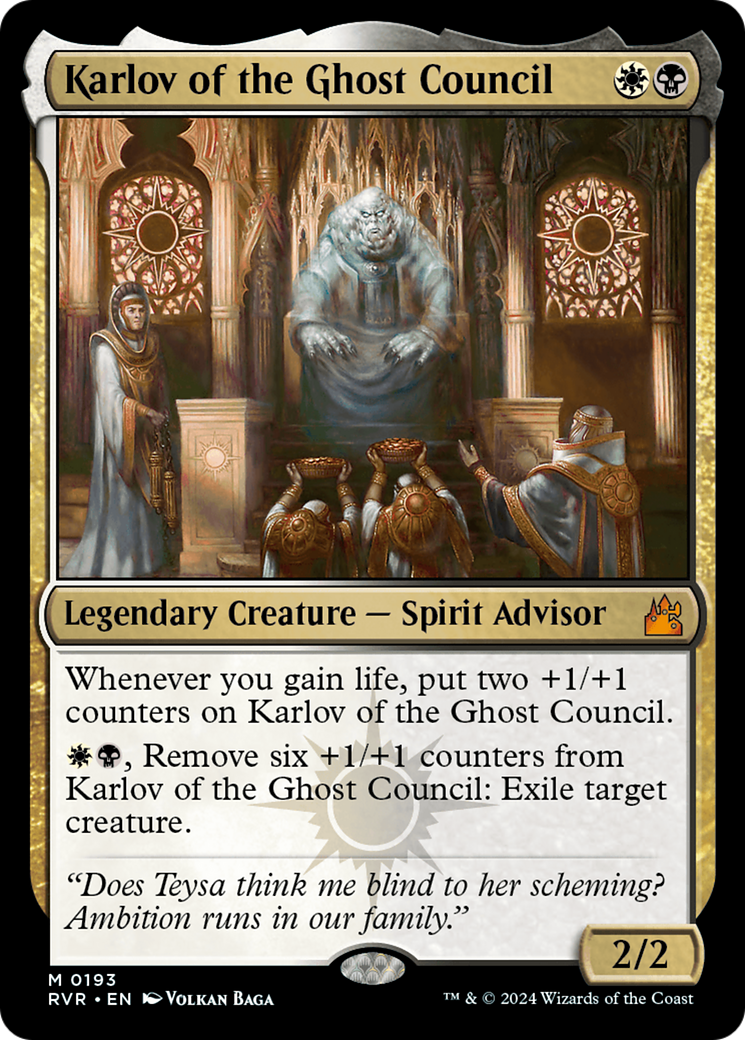 Karlov of the Ghost Council [Ravnica Remastered] | Boutique FDB TCG