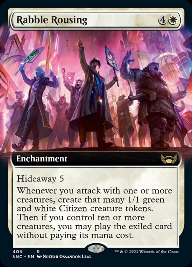 Rabble Rousing (Extended Art) [Streets of New Capenna] | Boutique FDB TCG