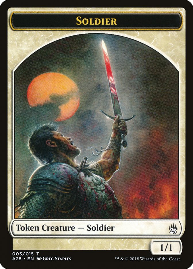 Soldier Token [Masters 25 Tokens] | Boutique FDB TCG