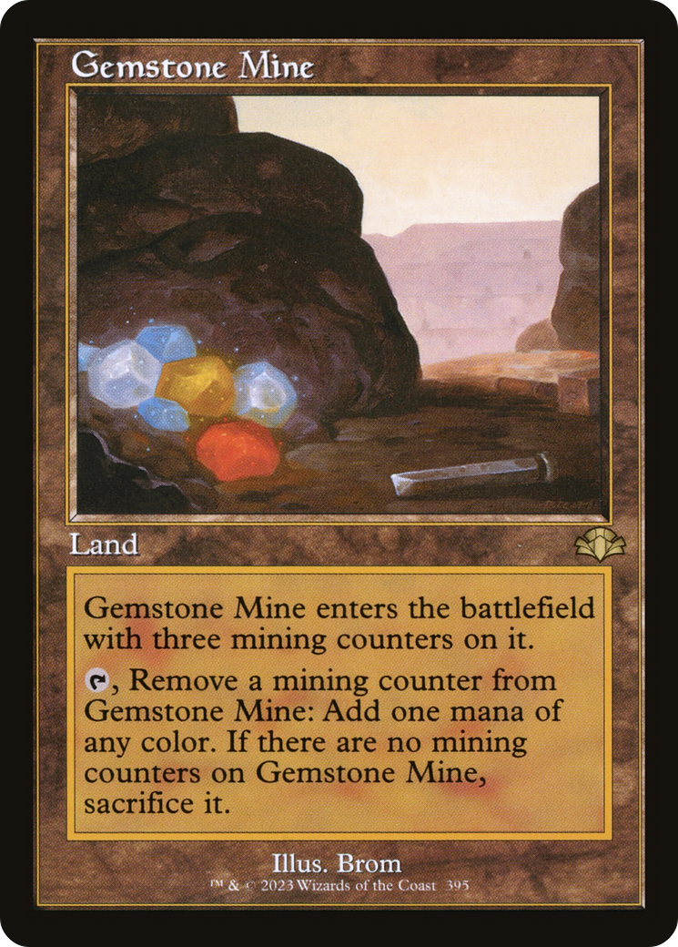 Gemstone Mine (Retro) [Dominaria Remastered] | Boutique FDB TCG