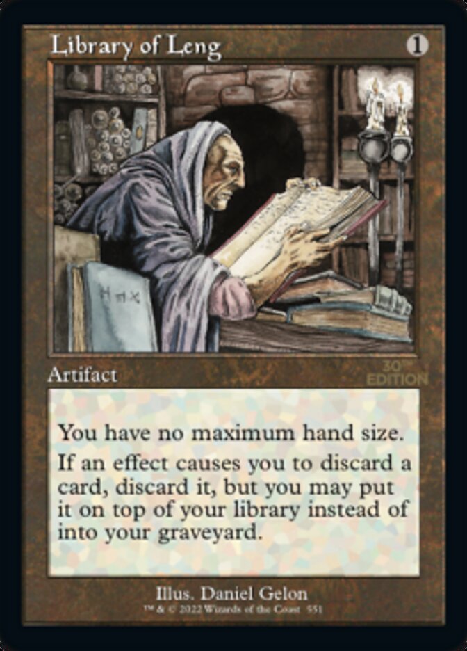 Library of Leng (Retro) [30th Anniversary Edition] | Boutique FDB TCG