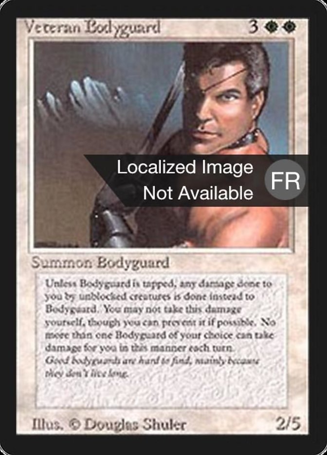 Veteran Bodyguard [Foreign Black Border] | Boutique FDB TCG