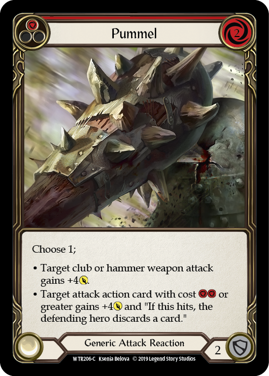 Pummel (Red) [WTR206-C] (Welcome to Rathe)  Alpha Print Normal | Boutique FDB TCG