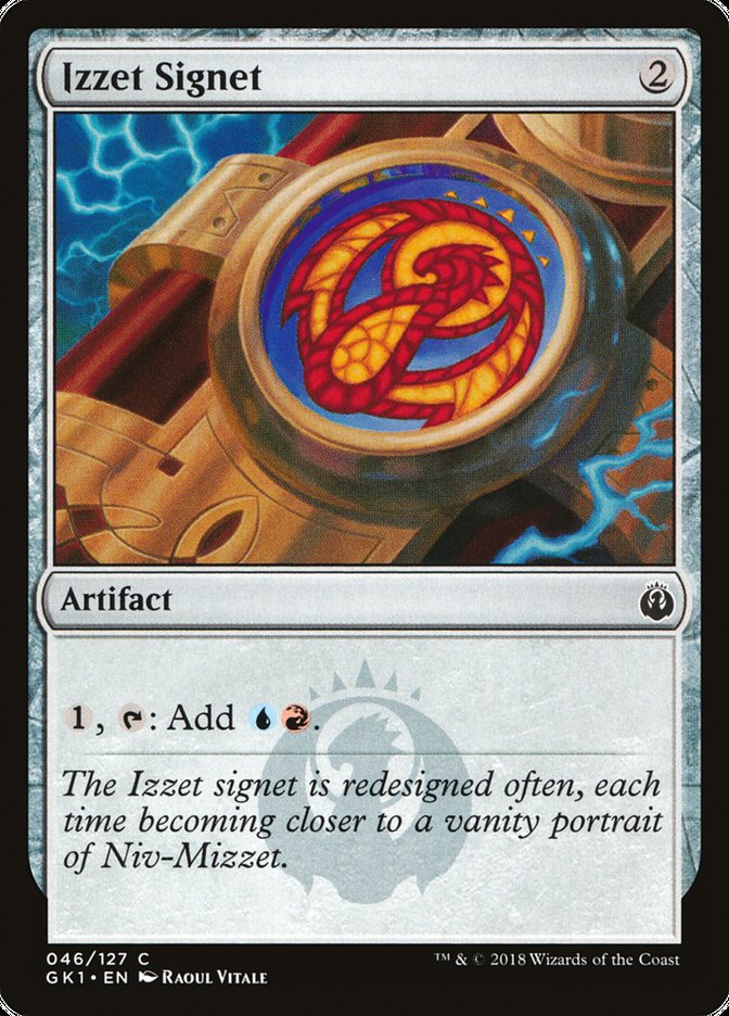 Izzet Signet [Guilds of Ravnica Guild Kit] | Boutique FDB TCG