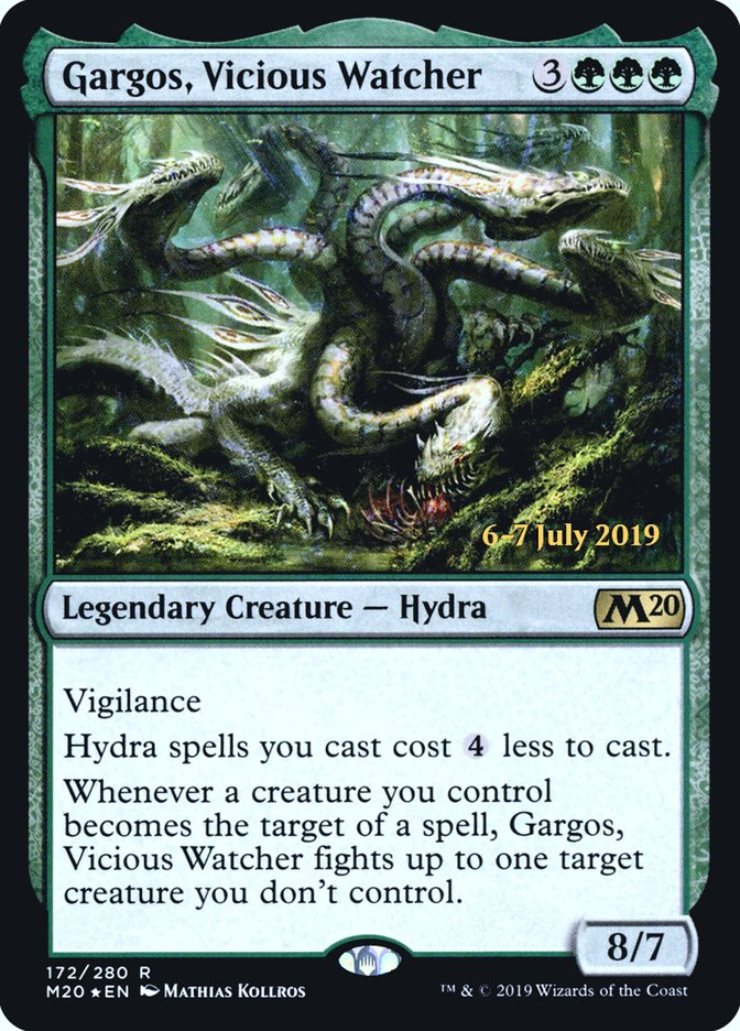 Gargos, Vicious Watcher [Core Set 2020 Prerelease Promos] | Boutique FDB TCG