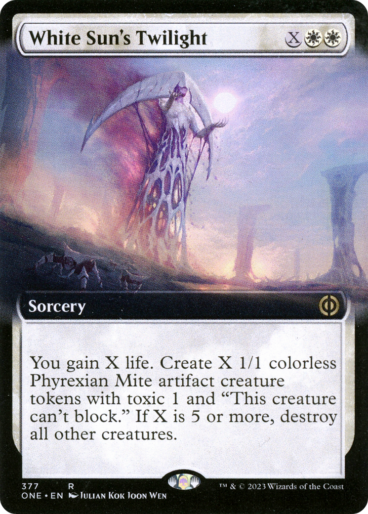 White Sun's Twilight (Extended Art) [Phyrexia: All Will Be One] | Boutique FDB TCG