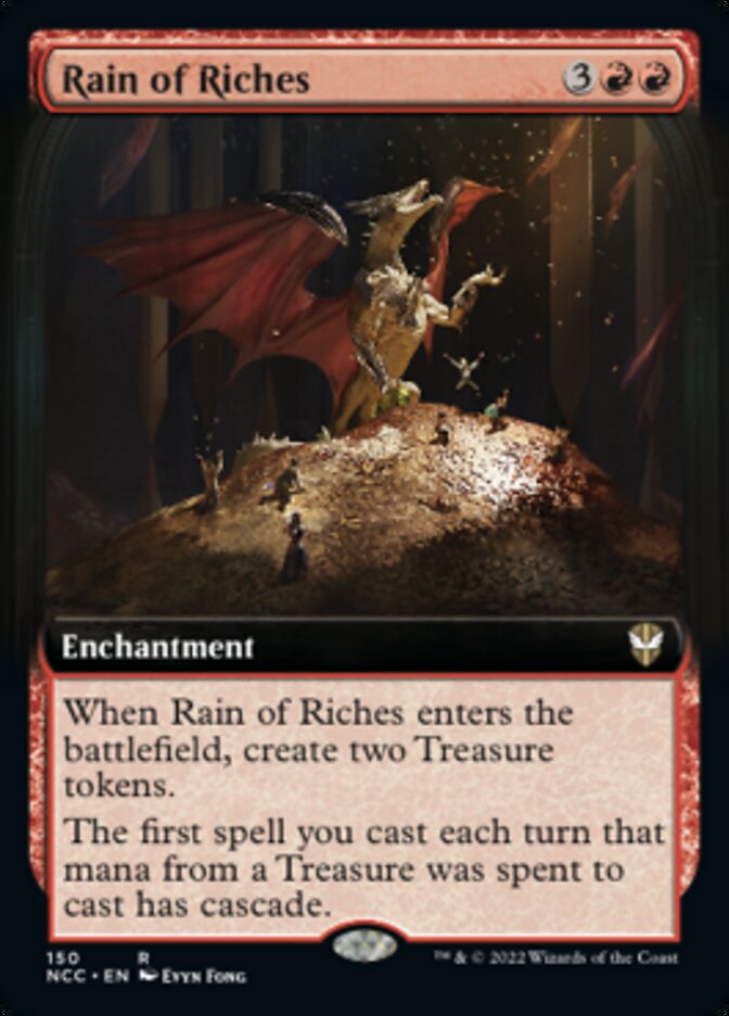 Rain of Riches (Extended Art) [Streets of New Capenna Commander] | Boutique FDB TCG