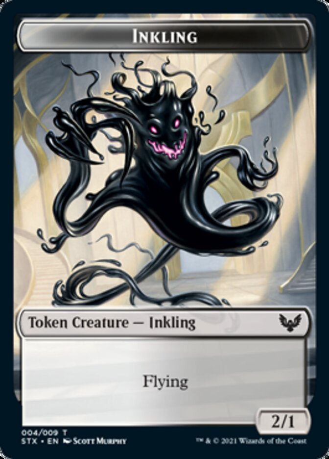 Inkling Token [Strixhaven: School of Mages Tokens] | Boutique FDB TCG