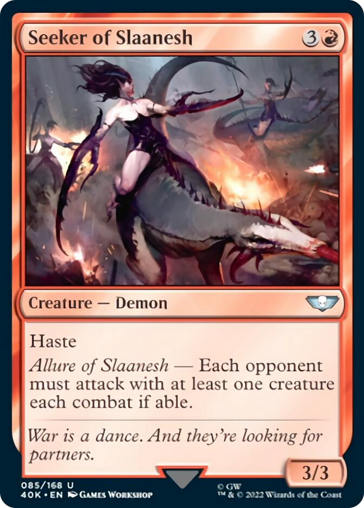 Seeker of Slaanesh (Surge Foil) [Warhammer 40,000] | Boutique FDB TCG