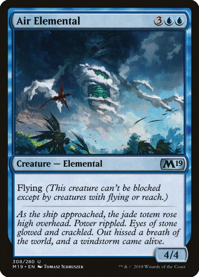 Air Elemental [Core Set 2019] | Boutique FDB TCG