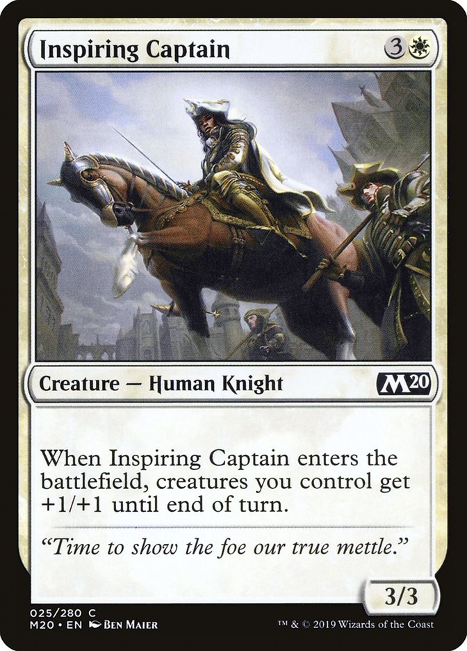 Inspiring Captain [Core Set 2020] | Boutique FDB TCG