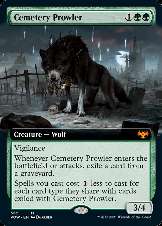 Cemetery Prowler (Extended Art) [Innistrad: Crimson Vow] | Boutique FDB TCG