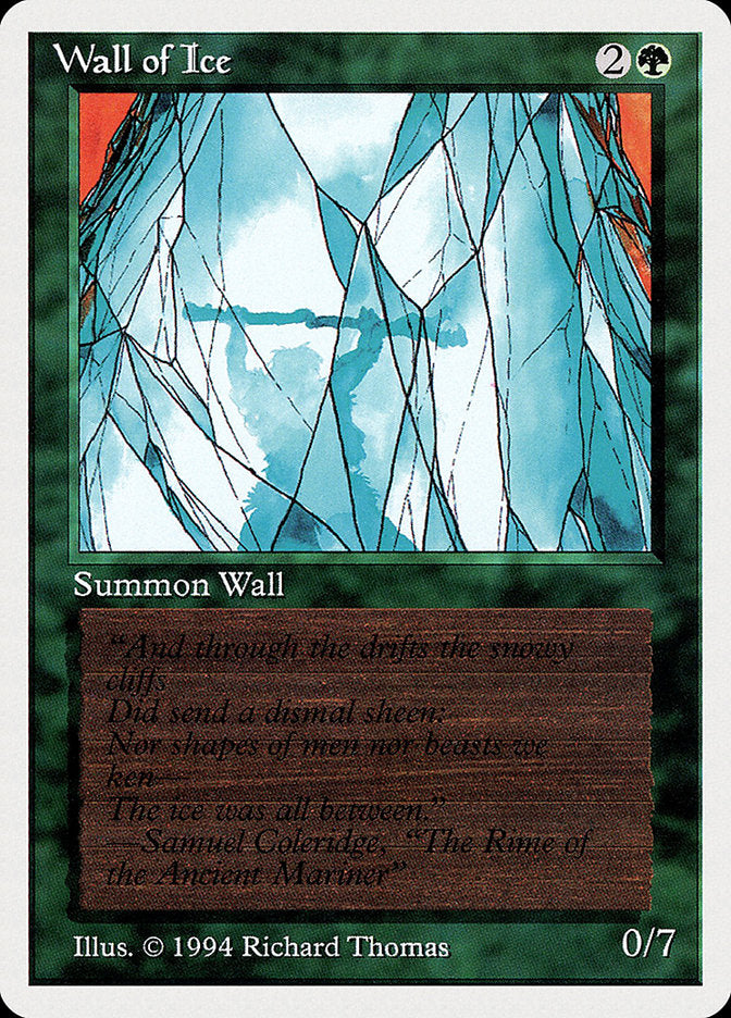 Wall of Ice [Summer Magic / Edgar] | Boutique FDB TCG