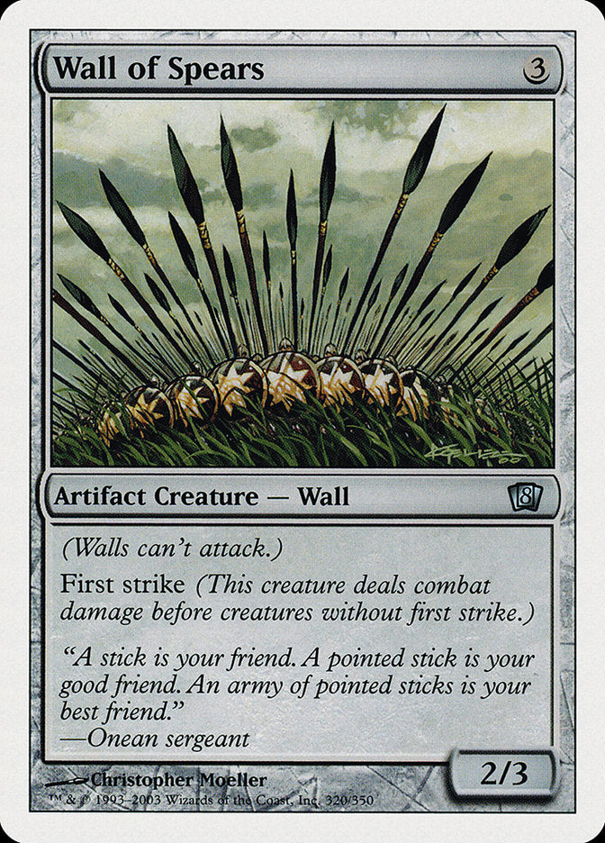 Wall of Spears [Eighth Edition] | Boutique FDB TCG