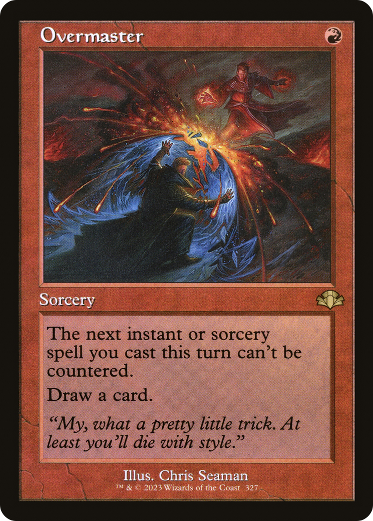 Overmaster (Retro) [Dominaria Remastered] | Boutique FDB TCG