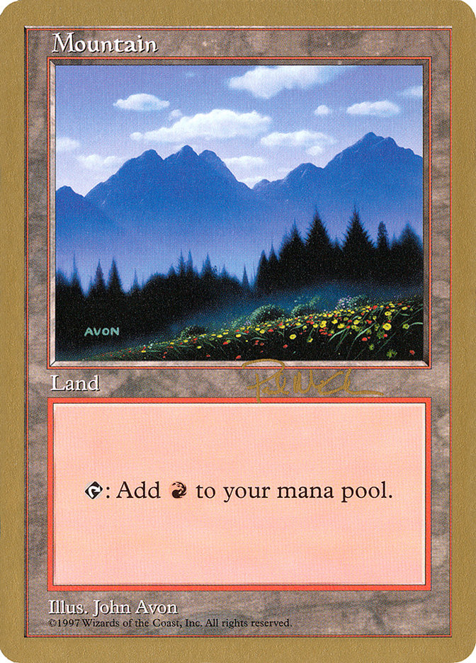 Mountain (pm445) (Paul McCabe) [World Championship Decks 1997] | Boutique FDB TCG