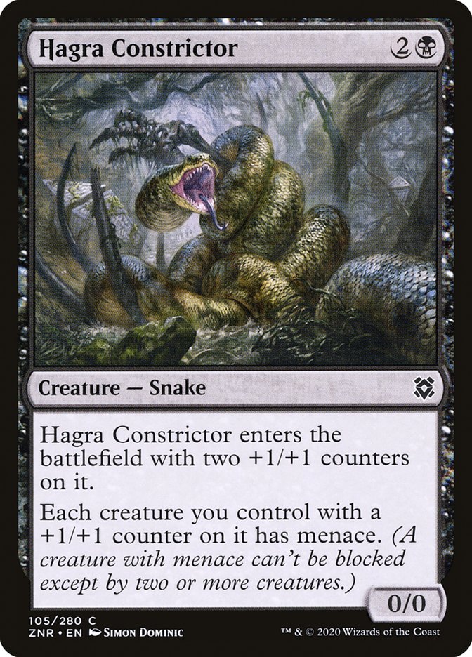 Hagra Constrictor [Zendikar Rising] | Boutique FDB TCG