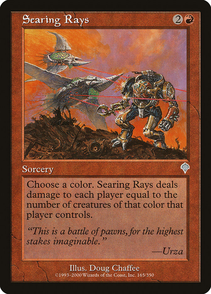 Searing Rays [Invasion] | Boutique FDB TCG