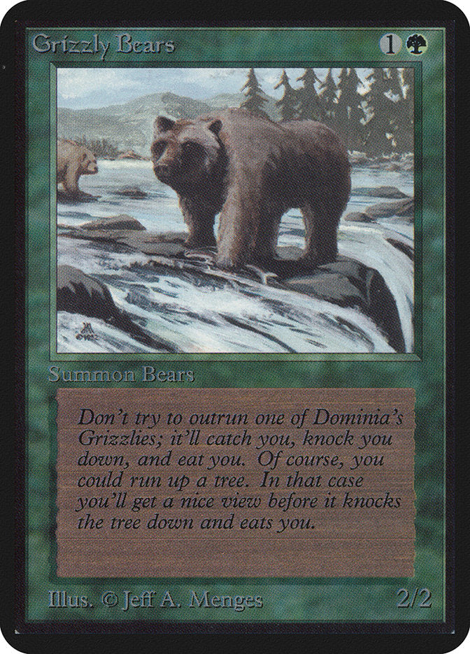 Grizzly Bears [Alpha Edition] | Boutique FDB TCG