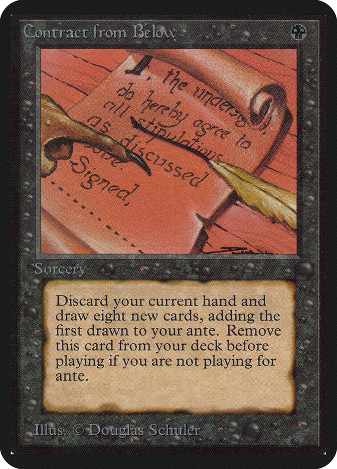 Contract from Below [Alpha Edition] | Boutique FDB TCG