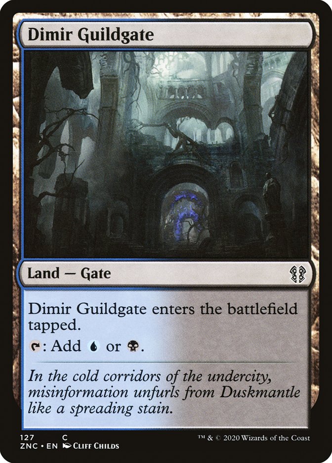 Dimir Guildgate [Zendikar Rising Commander] | Boutique FDB TCG