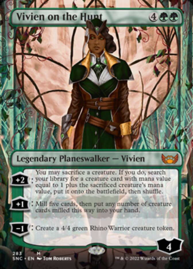 Vivien on the Hunt (Borderless) [Streets of New Capenna] | Boutique FDB TCG