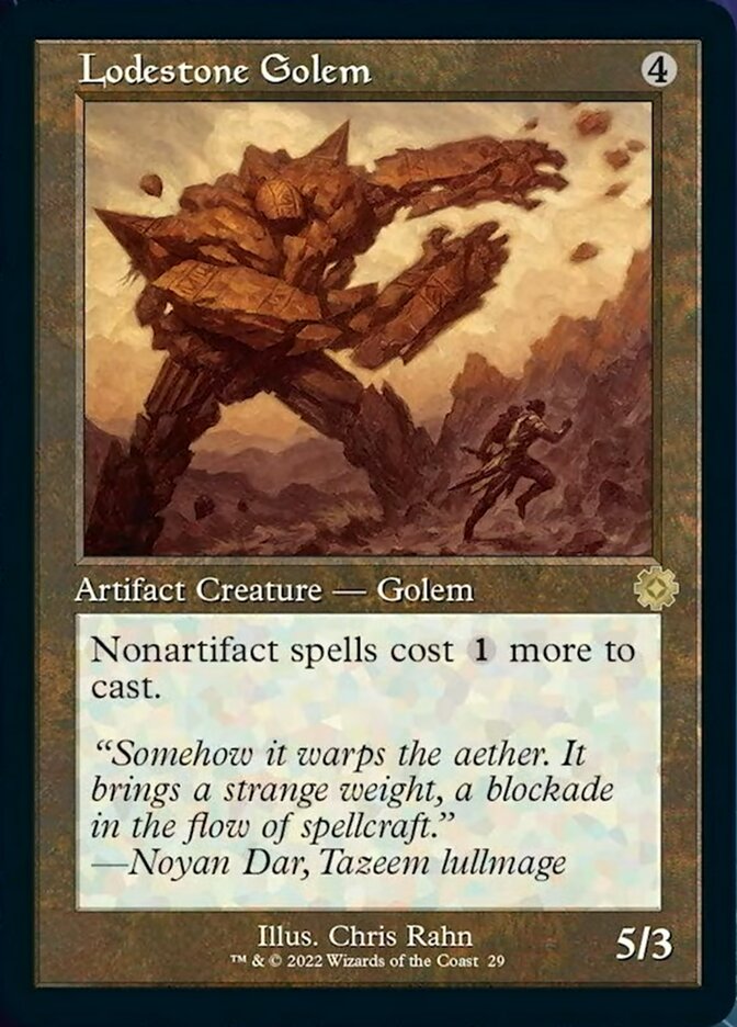 Lodestone Golem (Retro) [The Brothers' War Retro Artifacts] | Boutique FDB TCG