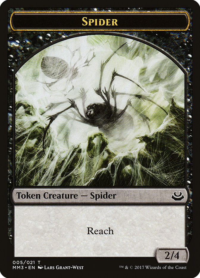 Spider Token [Modern Masters 2017 Tokens] | Boutique FDB TCG