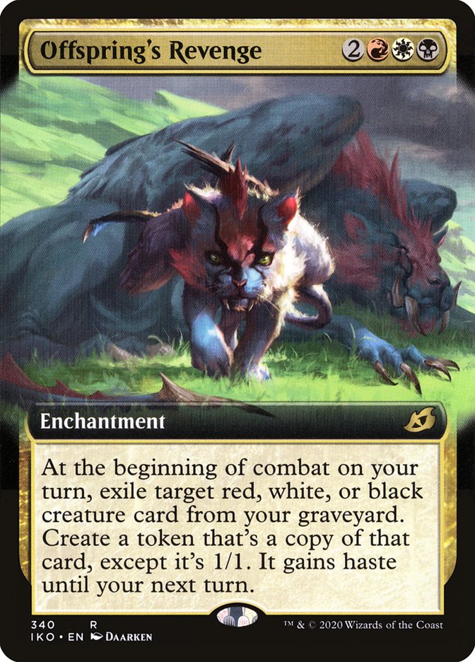 Offspring's Revenge (Extended Art) [Ikoria: Lair of Behemoths] | Boutique FDB TCG