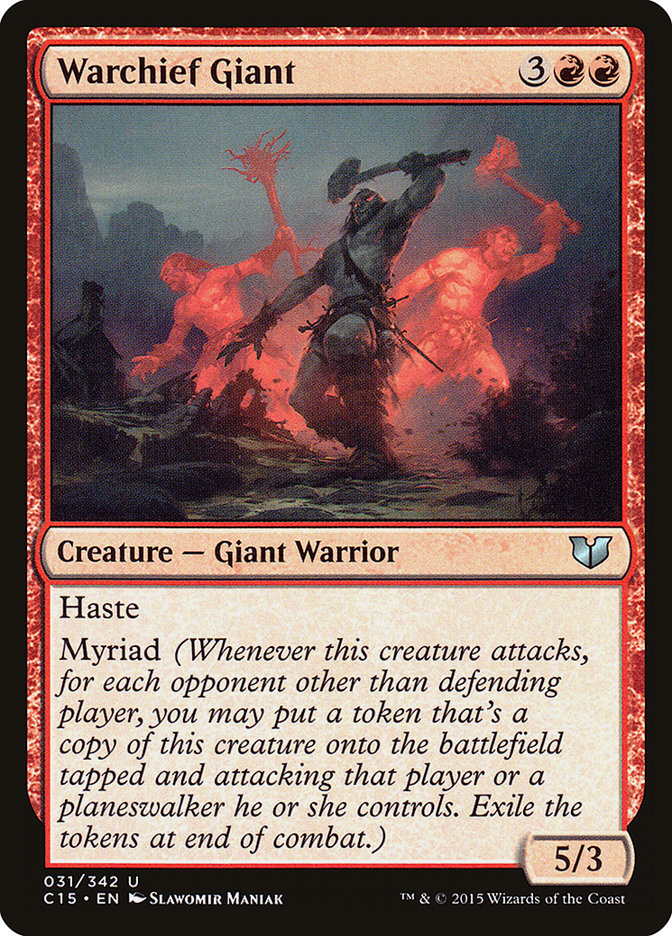 Warchief Giant [Commander 2015] | Boutique FDB TCG