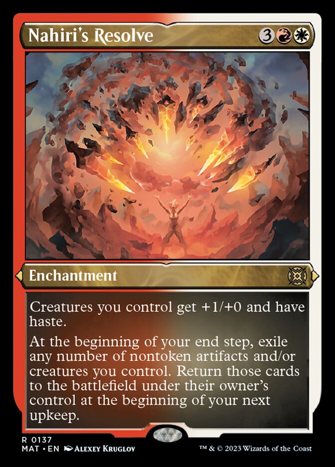 Nahiri's Resolve (Foil Etched) [March of the Machine: The Aftermath] | Boutique FDB TCG