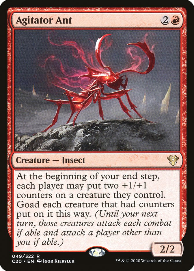 Agitator Ant [Commander 2020] | Boutique FDB TCG