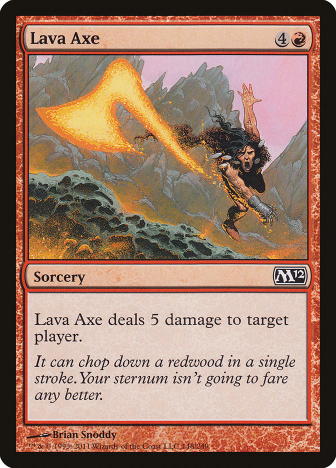 Lava Axe [Magic 2012] | Boutique FDB TCG