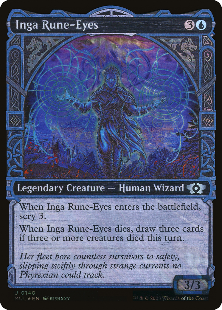 Inga Rune-Eyes (Halo Foil) [Multiverse Legends] | Boutique FDB TCG