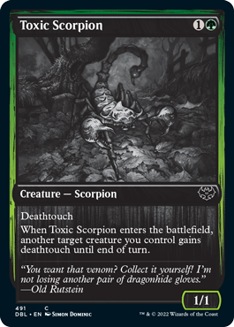 Toxic Scorpion [Innistrad: Double Feature] | Boutique FDB TCG