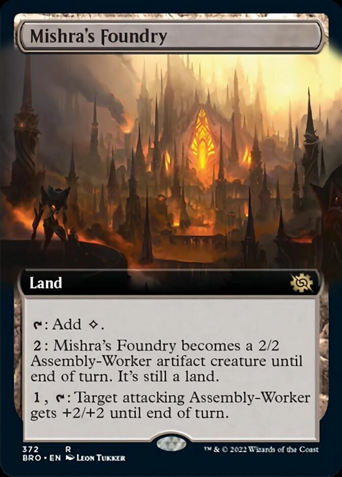 Mishra's Foundry (Extended Art) [The Brothers' War] | Boutique FDB TCG